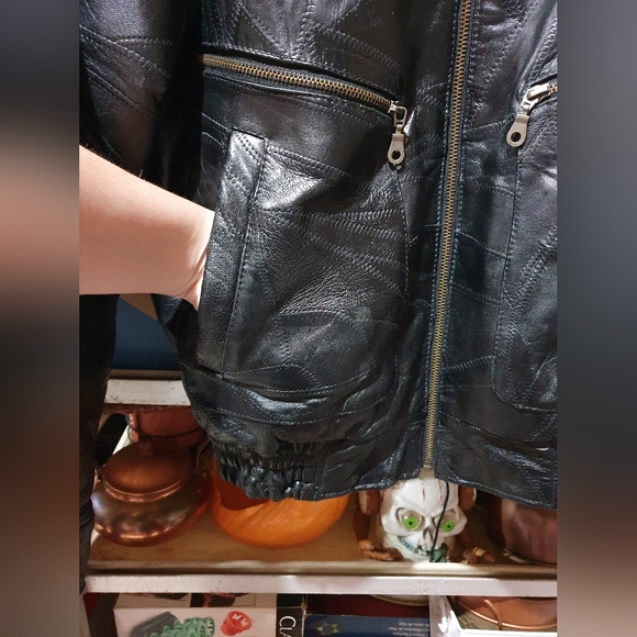Vintage geniune leather jacket Pacific Flyer - Picture 7 of 15